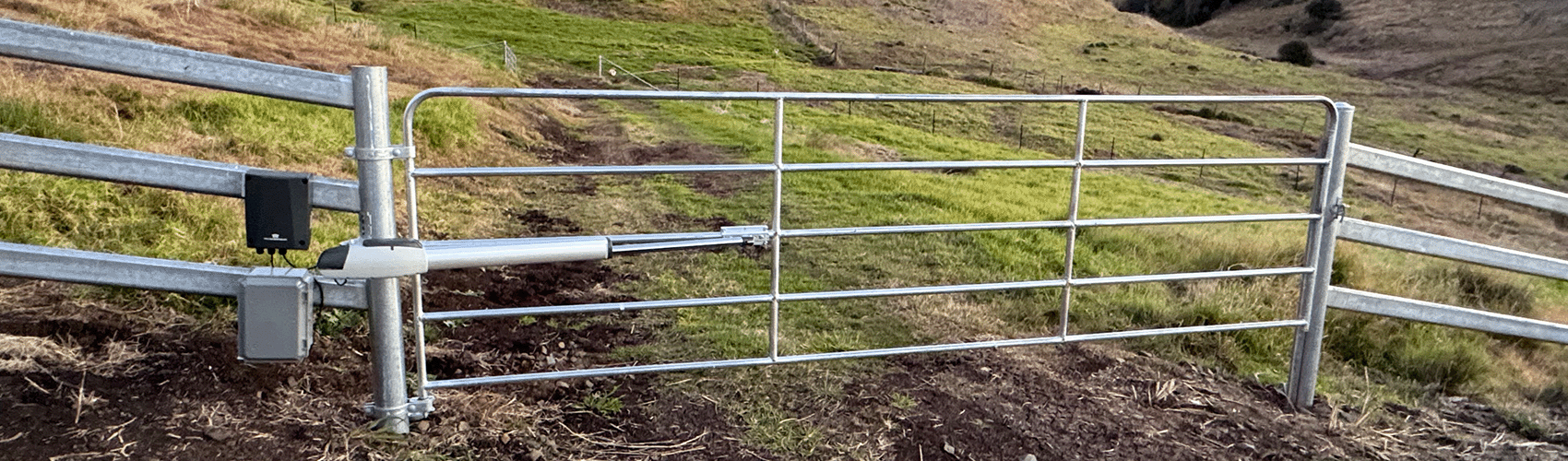 solar farm gate motor